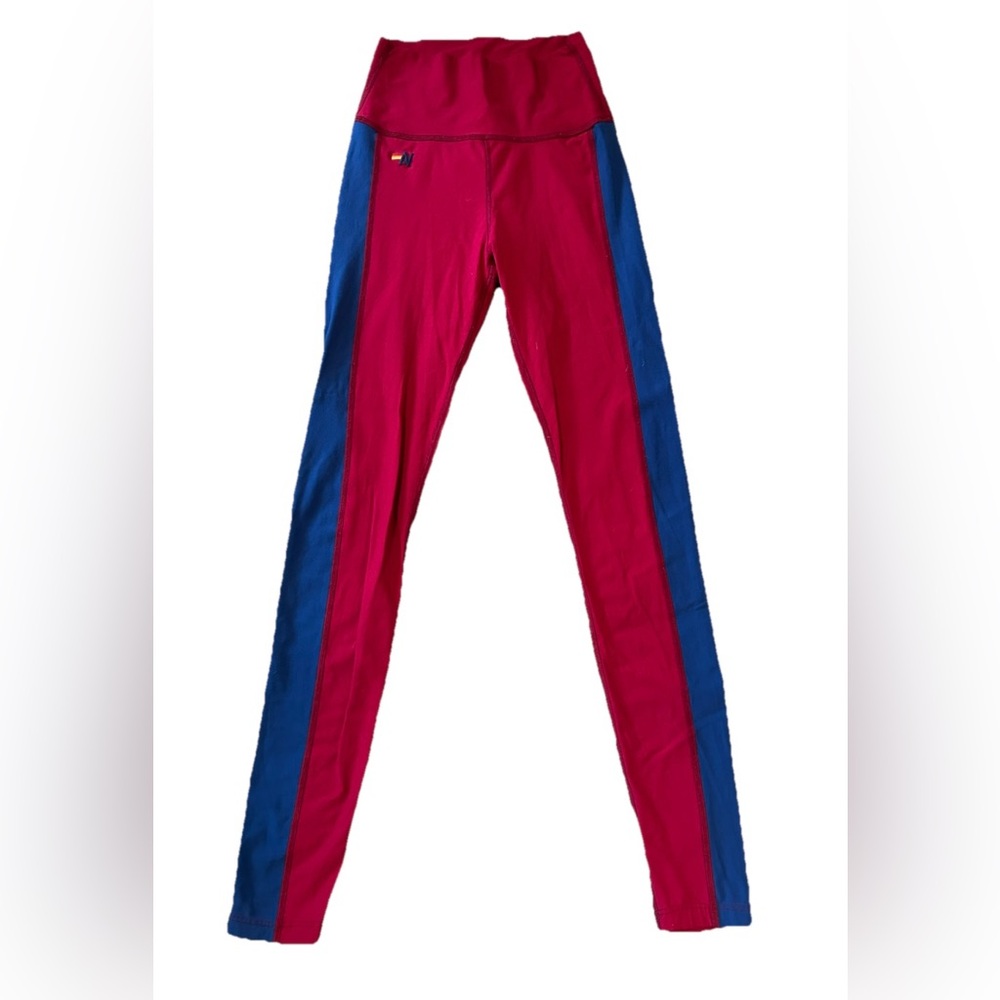 Aviator Nation Full length high rise speed leggings in Blazer